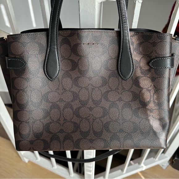 Coach Hanna Carryall Bag in Signature Canvas Jaquard - Picture 8 of 11